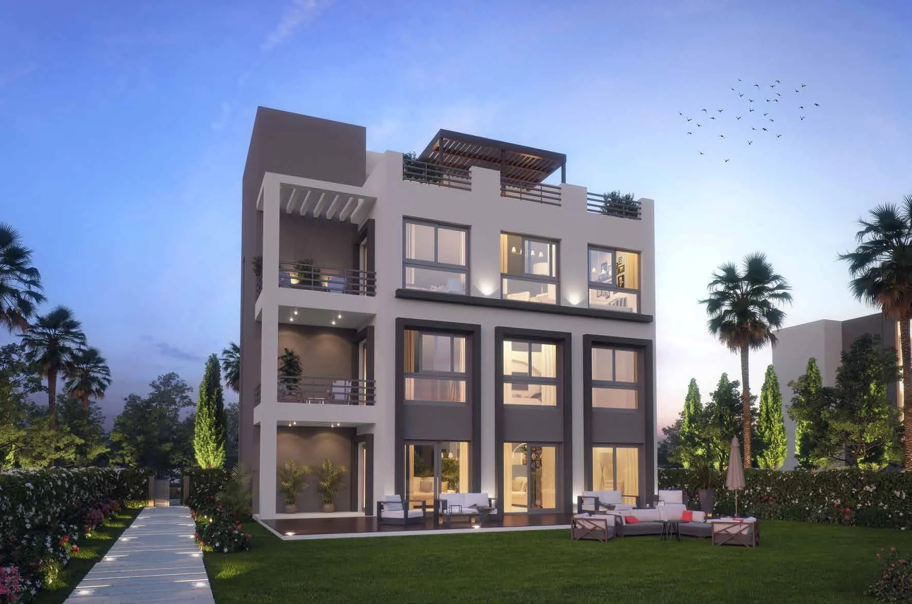 Family House for sale in Hyde Park in New Cairo of 0 m² with 6 bedrooms