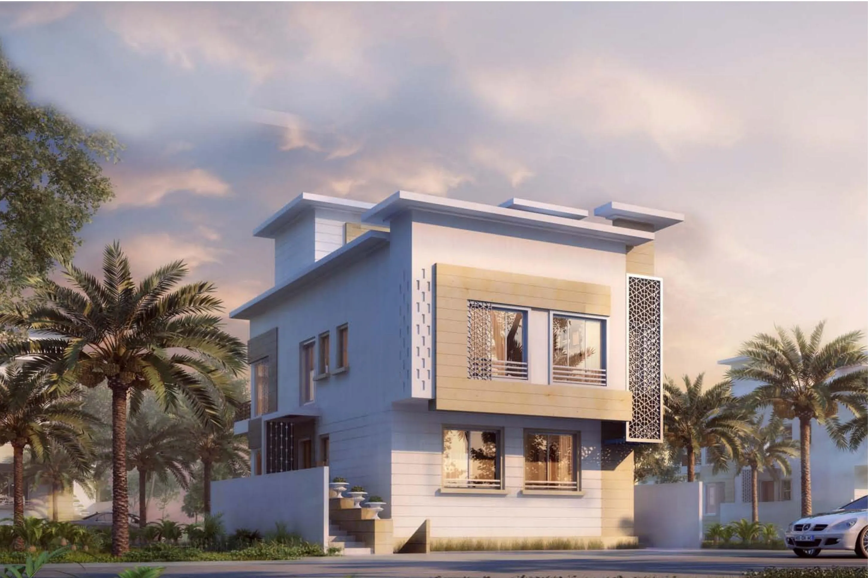 Villa for sale in JEDAR in 6th of October City of 340 m² with 5 bedrooms