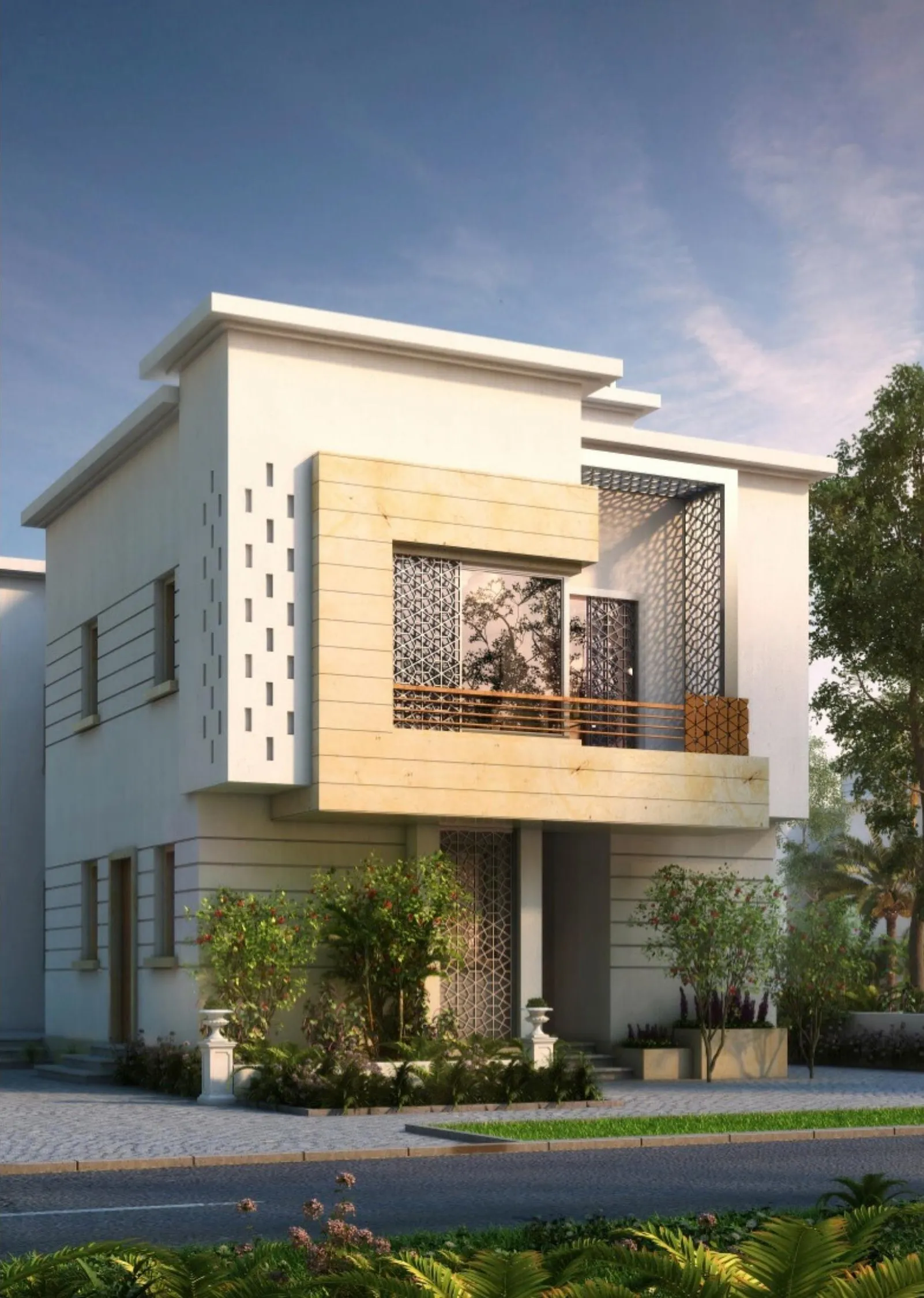 Villa for sale in JEDAR in 6th of October City of 340 m² with 5 bedrooms