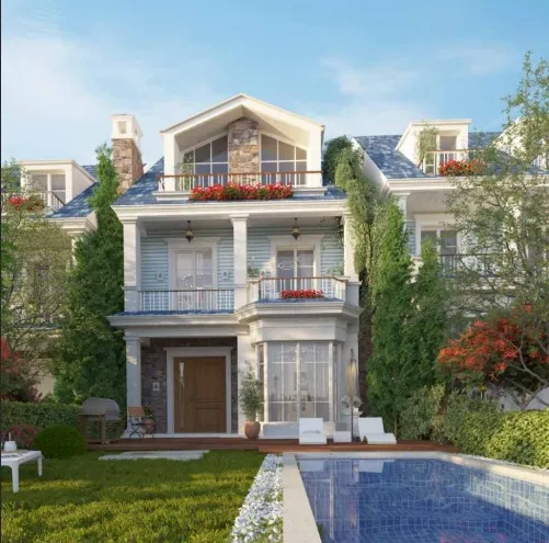 Townhouse for sale in Aliva Mountain View Mostakbal City in Mostakbal City of 210 m² with 3 bedrooms