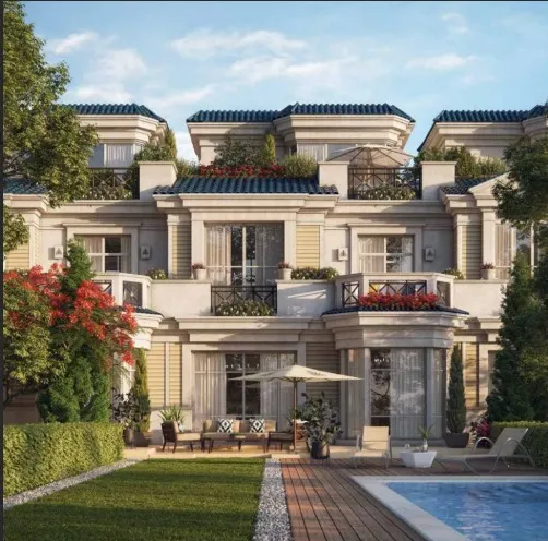 Townhouse for sale in Aliva Mountain View Mostakbal City in Mostakbal City of 210 m² with 3 bedrooms