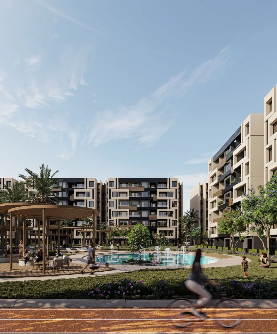 Apartment for sale in Yardin in New Cairo of 167 m² with 3 bedrooms