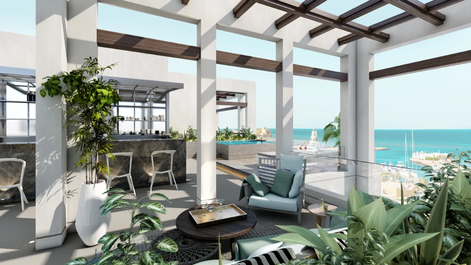 Apartment for sale in Abu Tig Hill in El Gouna of 0 m² with 4 bedrooms