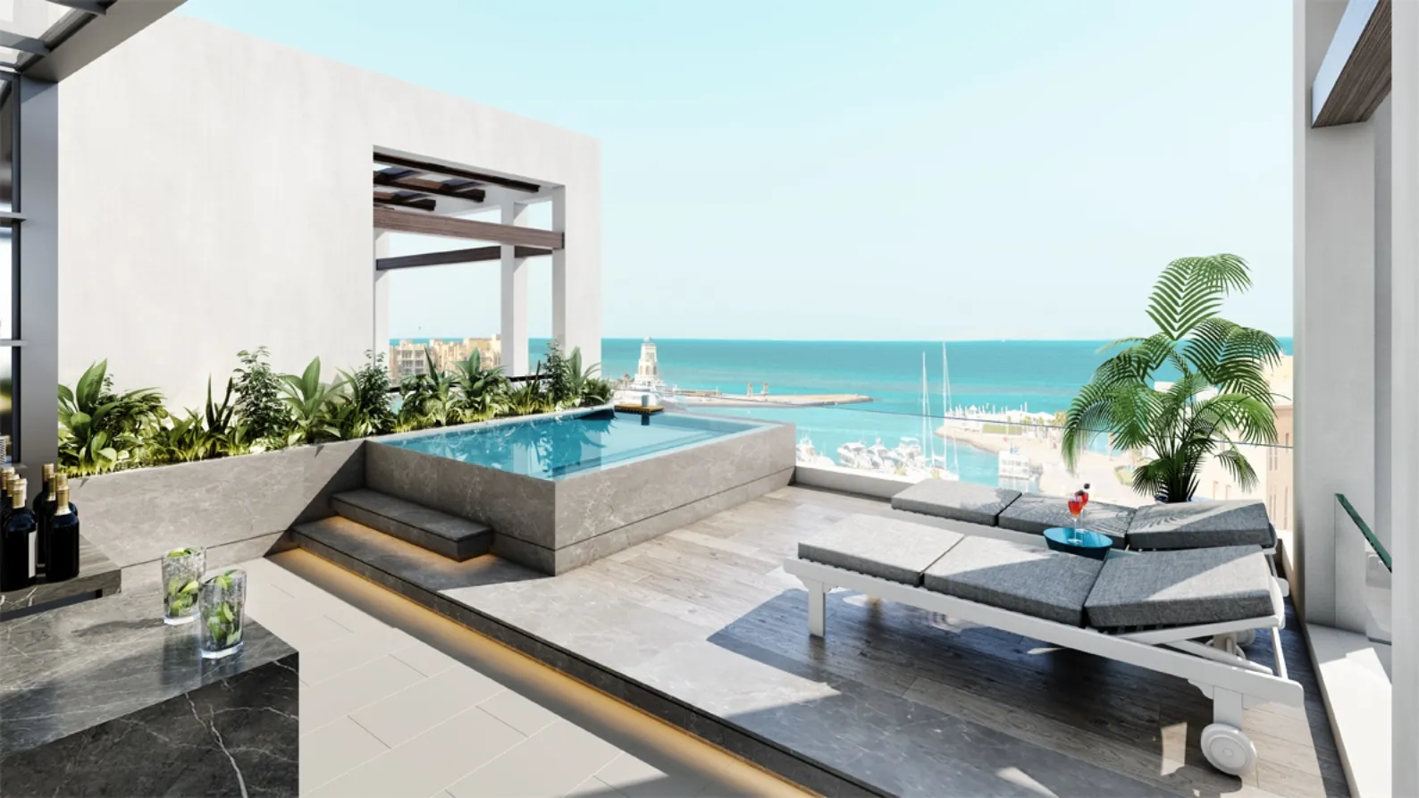 Apartment for sale in Abu Tig Hill in El Gouna of 0 m² with 4 bedrooms