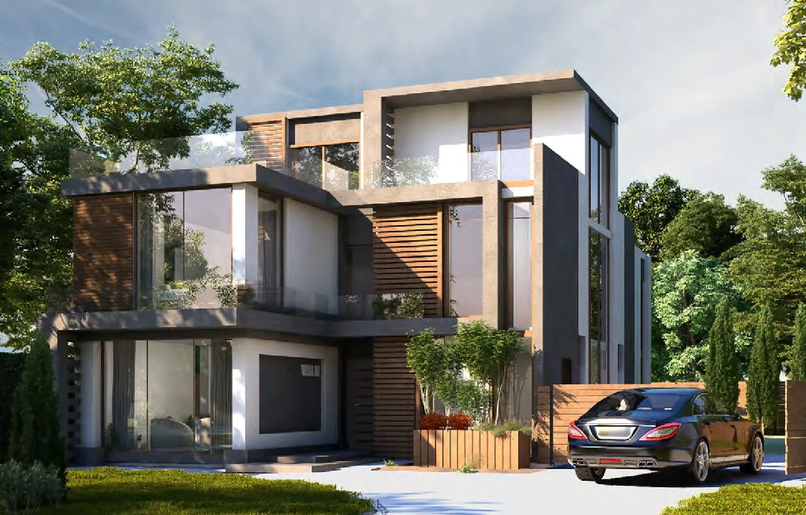 Townhouse for sale in Il Bosco City in Mostakbal City of 0 m² with 3 bedrooms