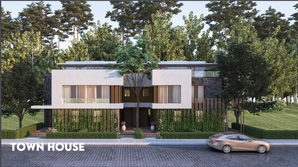 Townhouse for sale in Il Bosco New Capital in New Capital City of 0 m² with 3 bedrooms
