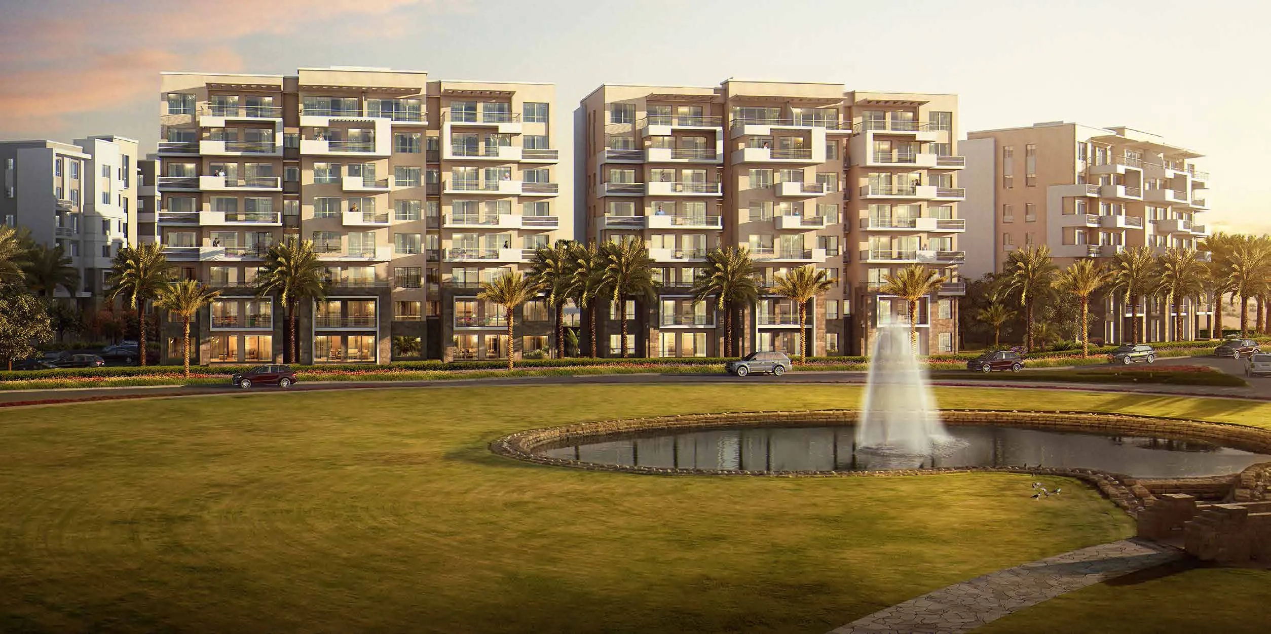 شقة للبيع في أب تاون كايرو في مقطم بمساحة 0 م² تتكون من 2 غرف