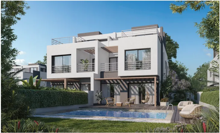 توين هاوس للبيع في بالم هيلز القاهرة الجديدة في القاهرة الجديدة بمساحة 0 م² تتكون من 3 غرف