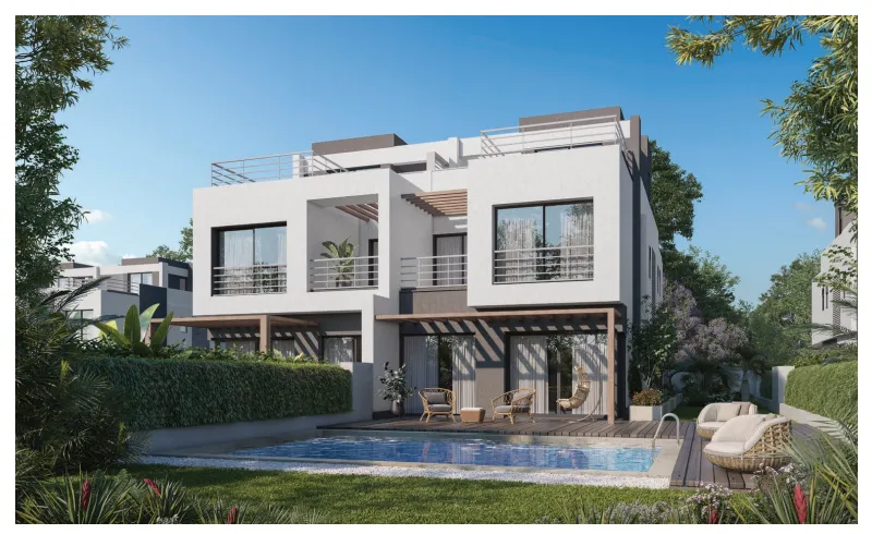 Twinhouse for sale in Palm Hills New Cairo in New Cairo of 0 m² with 4 bedrooms