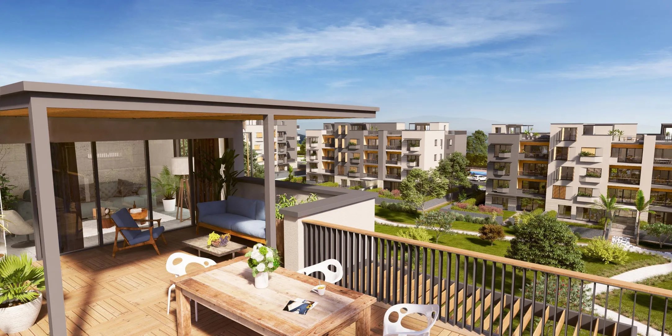 شقة للبيع في أبراج أيون في مدينة السادس من أكتوبر بمساحة 0 م² تتكون من 4 غرف