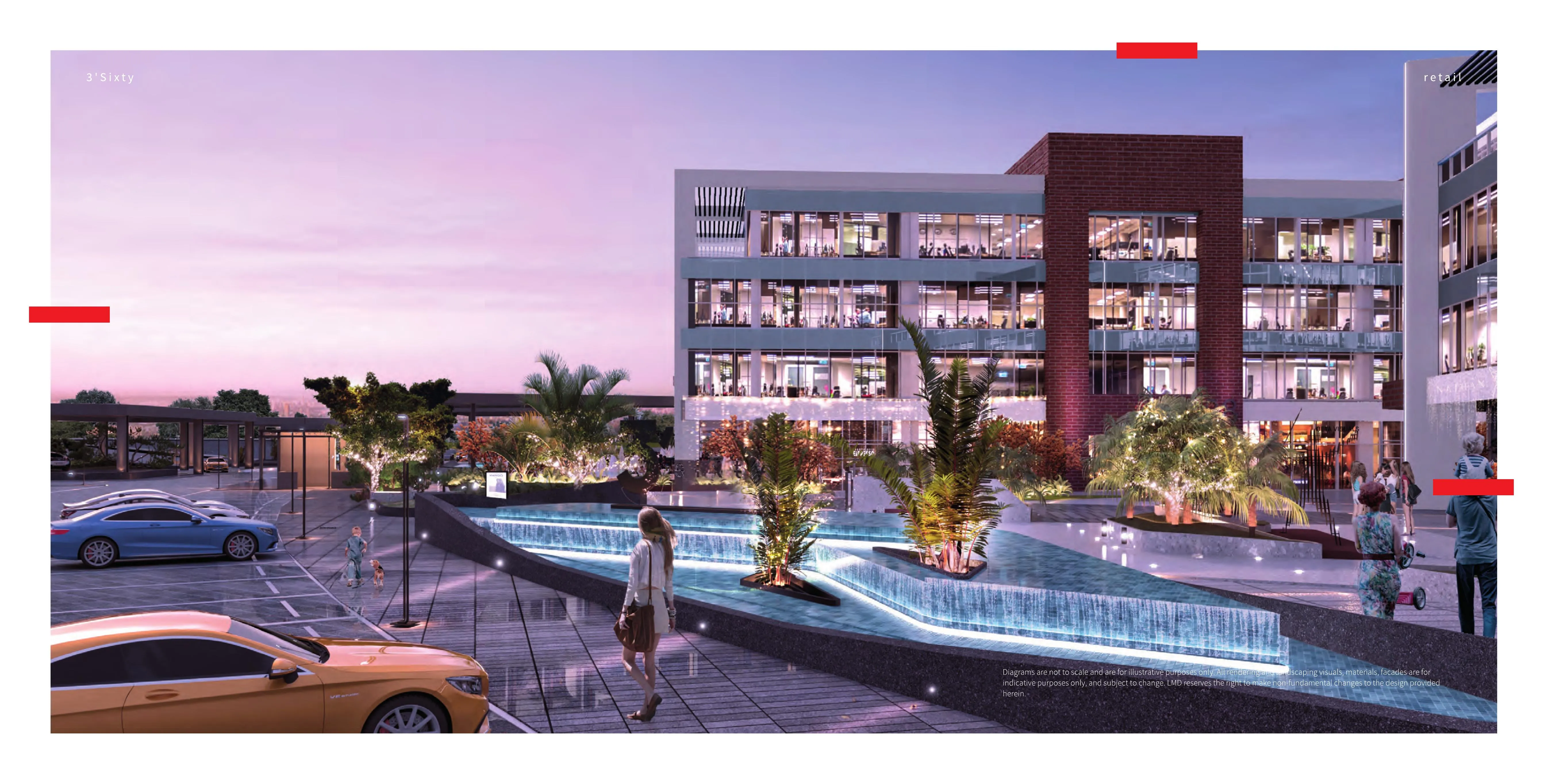 Office for sale in Three Sixty  in New Cairo of 0 m² with 2 bedrooms
