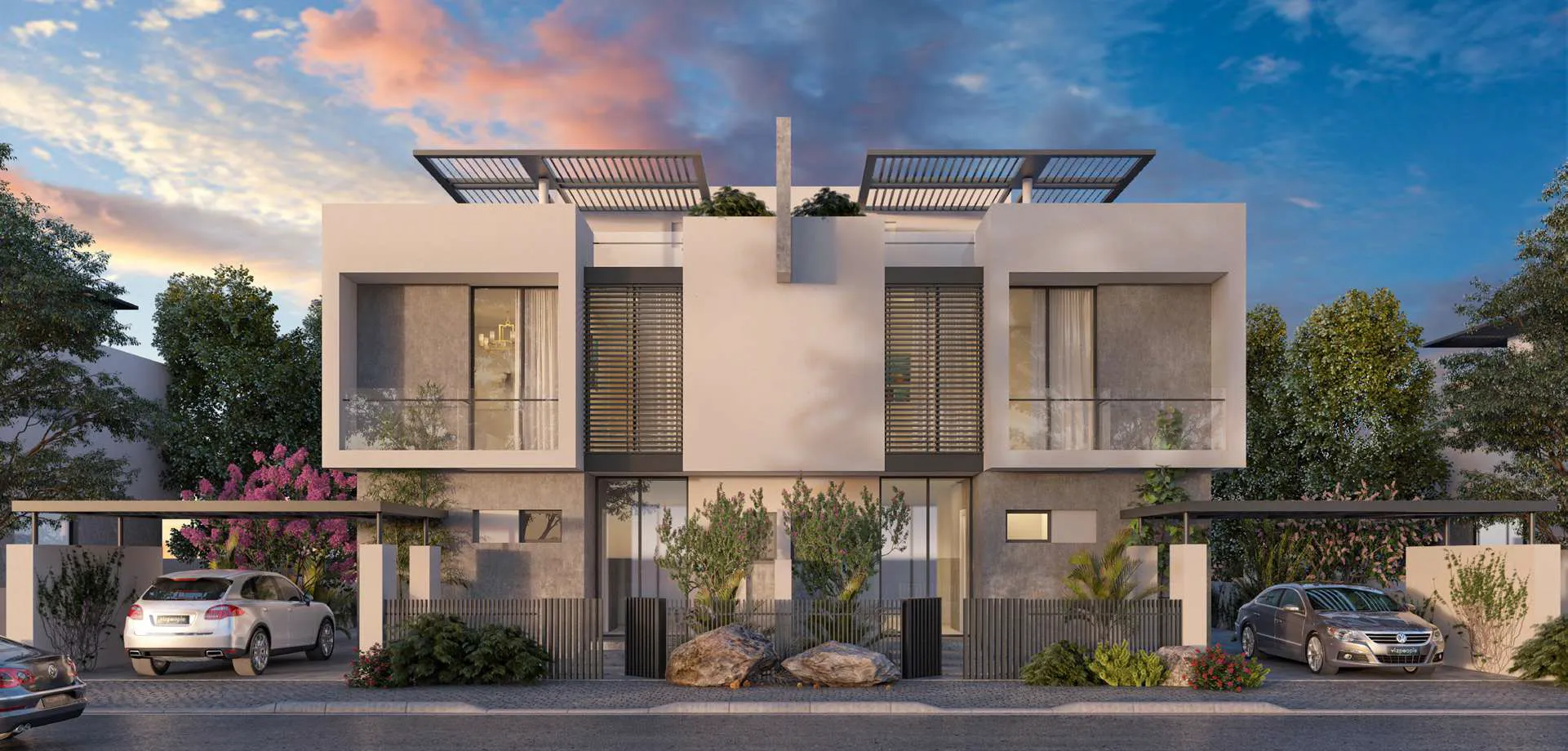 Twinhouse for sale in Al Burouj in El Shorouk of 373 m² with 4 bedrooms