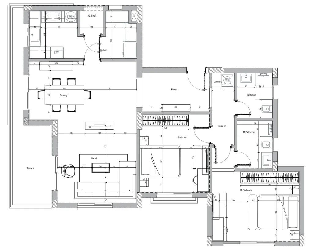 Apartment for sale in DISTRICT 5 in South New Cairo of 0 m² with 2 bedrooms