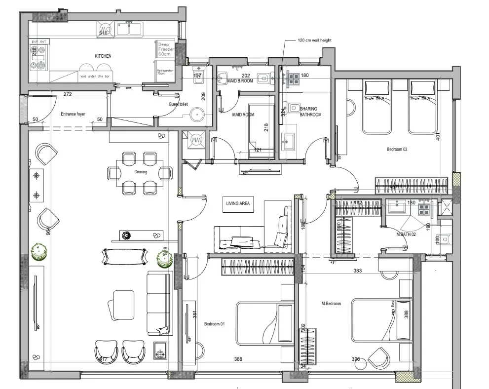 Apartment for sale in Joulz in 6th of October City of 0 m² with 3 bedrooms